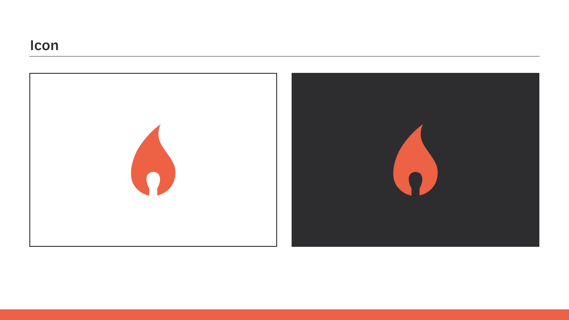 Launch flame icon mark