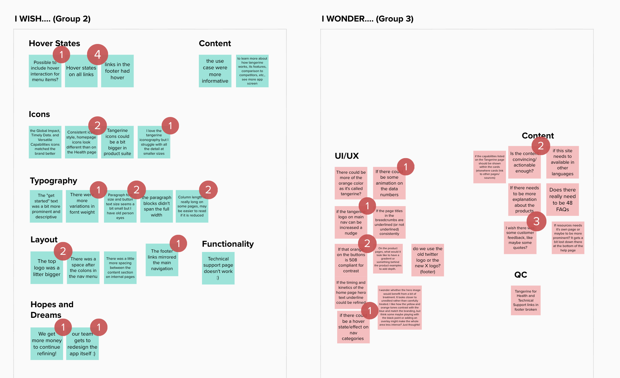Affinity clustering — design updates summary